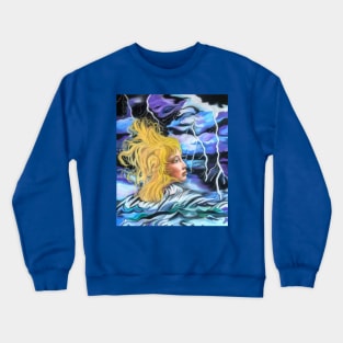 Mermaid in the Storm Crewneck Sweatshirt